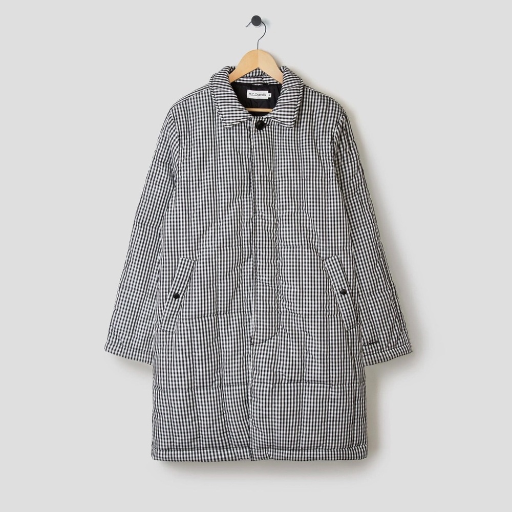 MC Overalls Padded Single Breasted Mac Coat